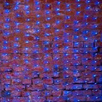 Гирлянда Сеть 2х1,5м, свечение с динамикой, прозрачный ПВХ, 288 LED, 230 В,  Синий Neon-Night 215-043