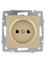 VESNA Розетка б/з ПБТ золото Lezard 742-3688-121B