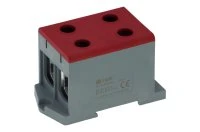 Клемма красная, 4 подключения 25-150мм 1000V 250/320А INPIN KL1501P2WRD 00-00032756