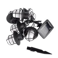 Гирлянда садовая на солнечной батарее USL-S-121/PT2500 LANTERNS Фонарики 72 светодиода Эффект пламени 1*АА Ni-Mh аккумулятор в/к IP44 Uniel UL-00006558