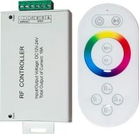 Контроллер к LED ленте RGB 12-24v с сенсорным белым ПДУ для LS606,607 FERON LD56 21558 Контроллер к LED ленте RGB 12-24v с сенсорным белым ПДУ для LS606,607 FERON LD56 21558