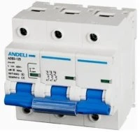 Выключатель автоматический 3P 125A 10кА тип D (8-12in) ADB3-125h ANDELI ADL01-674