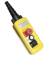 Пост кнопочный ПКТ-22Б У2, IP65, 2 скорости, кнопка Блокировка с фиксацией (красная), вверх, вниз, 4NO Электротехник ET011047