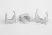 Крепеж-клипса 25мм (пластик) для монтажного пистолета RUVinil К01225