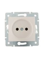 KARINA Розетка б/з керамика жемчужно-белый перламутр (10шт/120шт) Lezard 707-3088-121