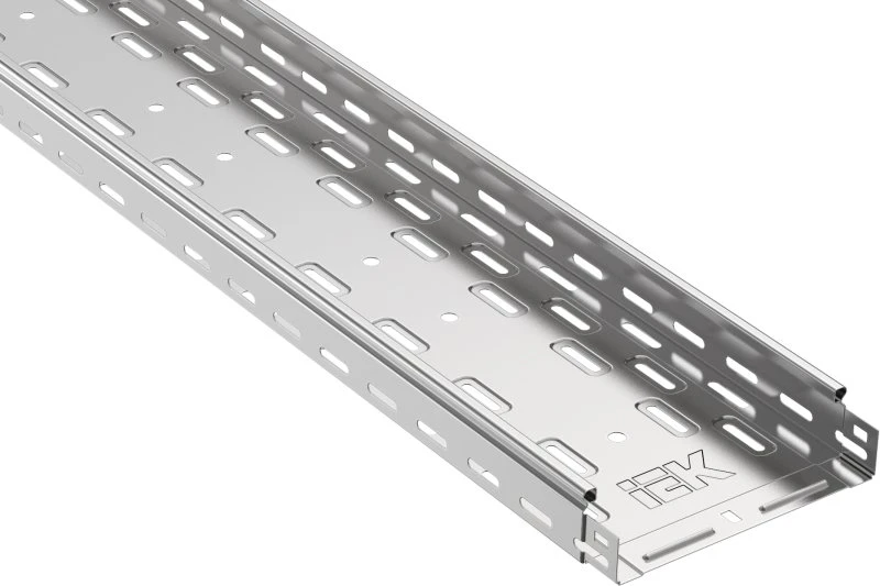 Лоток крашенный перфорированный 50х150х3000 IEK CLPK10-050-150-3 Лоток крашенный перфорированный 50х150х3000 IEK CLPK10-050-150-3