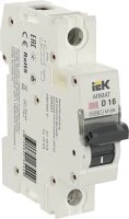 ARMAT Выключатель автоматический однополюсный D 16А M10N IEK AR-M10N-1-D016