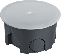 Коробка NSS-DB-SW-70-40-BL распаячная скрытого монтажа с завинчивающейся крышкой черная d70х40 Navigator Group 93761 28803