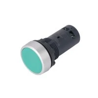 Кнопка SB7 моноблочная 22мм зеленая с возвратом, металл, 1НО+1НЗ, IP65 Systeme Electric SB7EA35 Кнопка SB7 моноблочная 22мм зеленая с возвратом, металл, 1НО+1НЗ, IP65 Systeme Electric SB7EA35