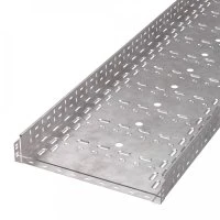 Лоток перфорированный Стандарт INOX (AISI 409) 500х80х3000 (1,0 мм) (6 м/уп) Промрукав PR16.2427