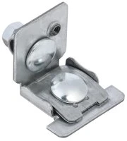 Держатель проводника круглого 6-10мм для фальца 0,6-8мм оцинкованная сталь IEK ZDP80-11-2-16-068