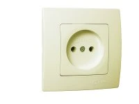 Lillium Natural Kare Розетка с/у без з/к кремовая. 250В 16А Makel 32010022