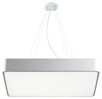 Светильник LED Geometria Quadro SPO-163-W-40K-050 50Вт 4000К 3700Лм IP40 600х80 белый подвесной драйвер внутри ЭРА Б0058896