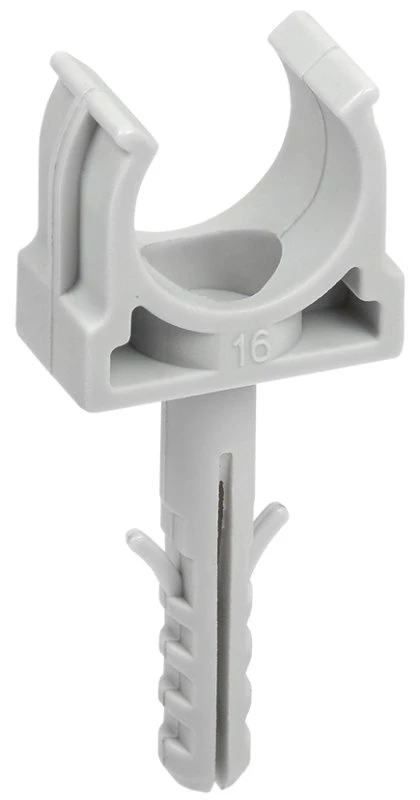 Держатель с защелкой и дюбелем CT16 (без винта) IEK CTA10MP-CT16-K41-100 Держатель с защелкой и дюбелем CT16 (без винта) IEK CTA10MP-CT16-K41-100