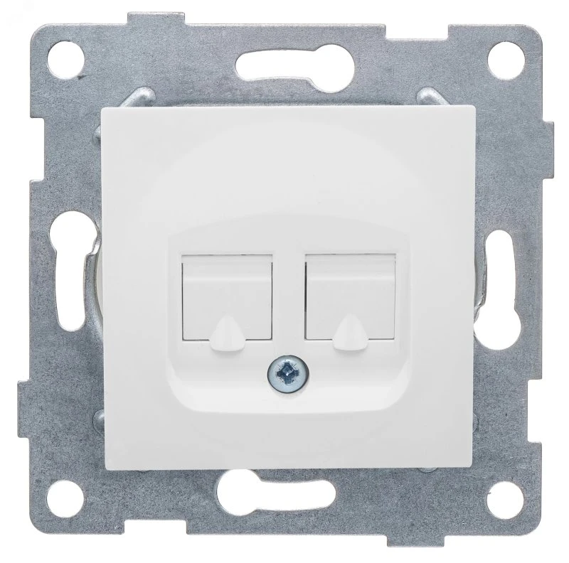 Розетка компьютерная и телефонная RJ45, RJ12 Ugra, механизм, белый GUSI ELECTRIC С11КТ-001 Розетка компьютерная и телефонная RJ45, RJ12 Ugra, механизм, белый GUSI ELECTRIC С11КТ-001