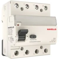 Выключатель дифференциального тока (УЗО) 3п+N 40А 30мА тип А D7 Havells 7701641
