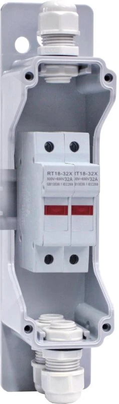 Коробка соединительная HS-1655-2FN ( с 2-мя держателями предохранителя 10х38) IP RAL 7040 ЭЛКА E6654 Коробка соединительная HS-1655-2FN ( с 2-мя держателями предохранителя 10х38) IP RAL 7040 ЭЛКА E6654