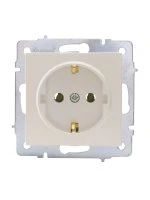 Vesna Розетка с/з жемч. бел. перл. Lezard 742-3088-122B