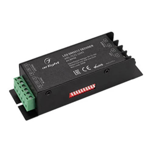 Декодер ARL-7022-DMX (12-24V, 1x25A, DMX512) (ARL, IP20 Металл, 2 года) Arlight 027152 Декодер ARL-7022-DMX (12-24V, 1x25A, DMX512) (ARL, IP20 Металл, 2 года) Arlight 027152