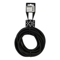 Труба автомобильная гофрированная ПП, 6,8мм, разрезная, бухта 5 м/уп., REXANT 15-0705