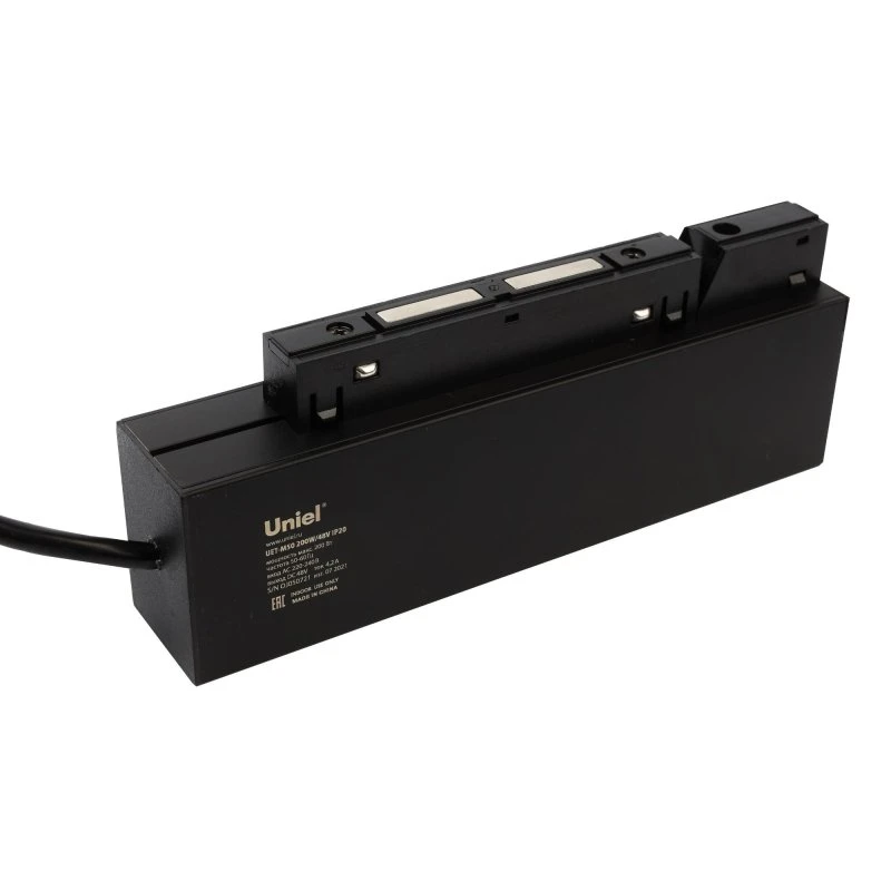 Блок питания UET-M50 200W/48V IP20 для магнитного шинопровода, 200Вт, 48В. Встраиваемый Uniel UL-00008930 Блок питания UET-M50 200W/48V IP20 для магнитного шинопровода, 200Вт, 48В. Встраиваемый Uniel UL-00008930