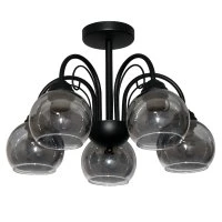 Светильник Берта 151 черн.муар (Плафон 06333) НСБ 01-5х60-132 Е27 ИУ Элетех 1005404645