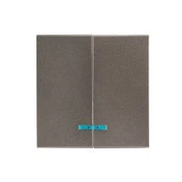 Валенсия лицевая панель выключателя 2-кл. с индикатором 10А графит EKF ESV10-L-123-60 Валенсия лицевая панель выключателя 2-кл. с индикатором 10А графит EKF ESV10-L-123-60