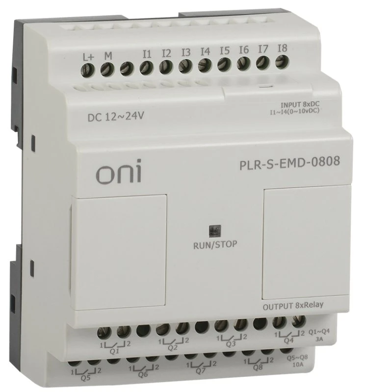 Модуль расширения PLR-S. 8DI/8DO серии ONI PLR-S-EMD-0808 Модуль расширения PLR-S. 8DI/8DO серии ONI PLR-S-EMD-0808