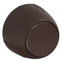 Переключатель одинарный  Rotondo, цвет коричневый OneKeyElectro 3E31401215 7700953