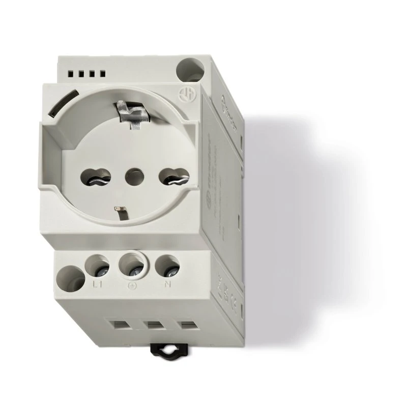 Розетка на DIN-рейку/МП с З/K LED-инд. 16A IP20 цвет серый FINDER 7U.00.8.230.0010 7U0082300010 Розетка на DIN-рейку/МП с З/K LED-инд. 16A IP20 цвет серый FINDER 7U.00.8.230.0010 7U0082300010