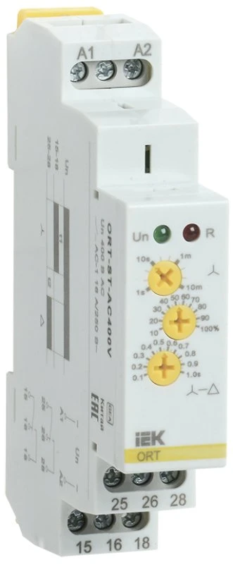 Реле пуска звезда/треугольник ORT. 400 В AС ONI ORT-ST-AC400V Реле пуска звезда/треугольник ORT. 400 В AС ONI ORT-ST-AC400V