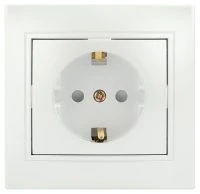 Розетка Intro Plano 1-206-06 с заземлением 2P+ Б0053929