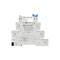Релейный модуль 12-24V AC/DC винт.зажим Силат 925210 Релейный модуль 12-24V AC/DC винт.зажим Силат 925210