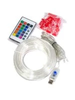 Гирлянда влагозащитная Дюралайт 10м (нить в трубке 0,8мм) + 30 клипс Космос KOC_GIR-B103