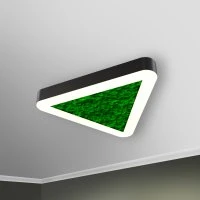 Светильник светодиодный RVE-LBX-MOSS-TRIO-SOFT-1500-N (Треугольник закругл. с отв. 1500х1335х100мм S80мм 104Вт Накладной 4000К Белый) RVElektro RVE00002213