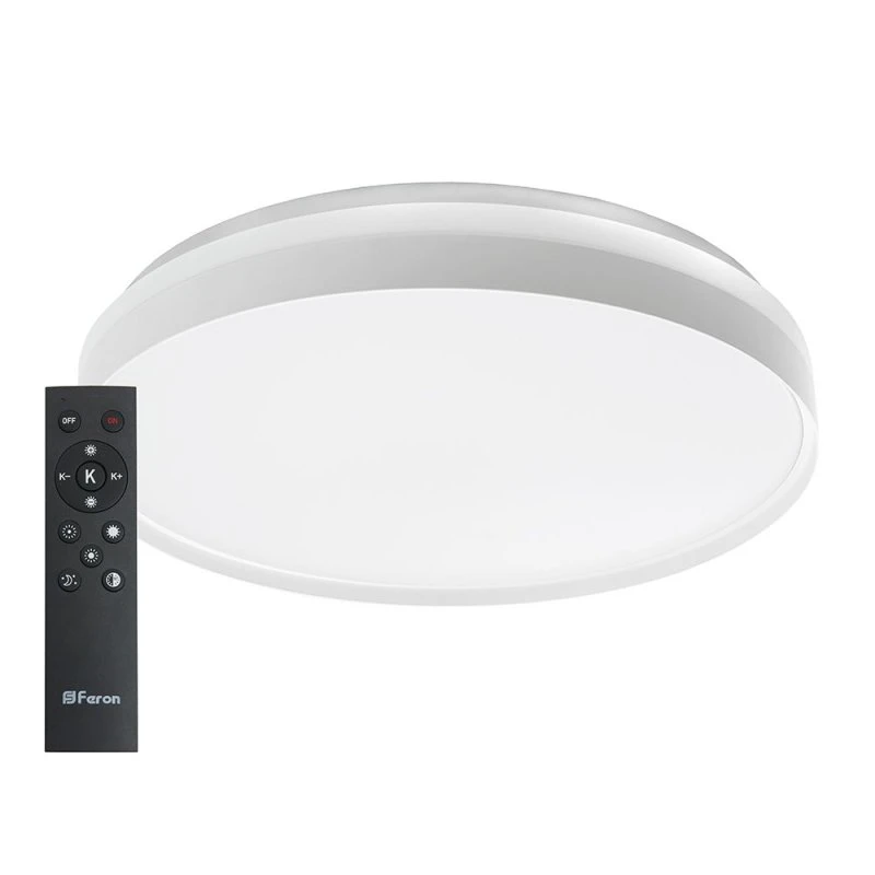 Светильник светодиодный ДБО-80w 3000-6500К max.5600Лм управляемый FERON AL6230 48072 Светильник светодиодный ДБО-80w 3000-6500К max.5600Лм управляемый FERON AL6230 48072