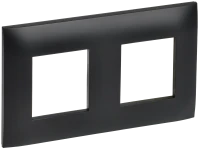 SKANDY Рамка 2-местная SK-F02Bl черный IEK SK-M22-K02 SKANDY Рамка 2-местная SK-F02Bl черный IEK SK-M22-K02