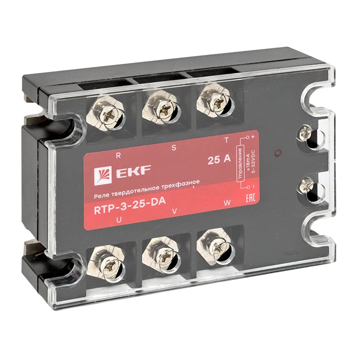 Реле твердотельное трехфазное RTP-25-DA PROxima EKF rtp-3-25-da Реле твердотельное трехфазное RTP-25-DA PROxima EKF rtp-3-25-da