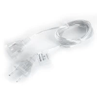 Сетевой шнур для гирлянд 5м IP20 прозрачный FERON DM305 41659