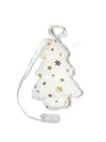 Гирлянда-Светильнк подвесной Елка флок 12х5,5х18,2см Космос KOC_TAB-B108
