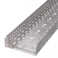 Лоток перфорированный Стандарт INOX (AISI 409) 300х100х3000 (0,8 мм) (6 м/уп) Промрукав PR16.2419