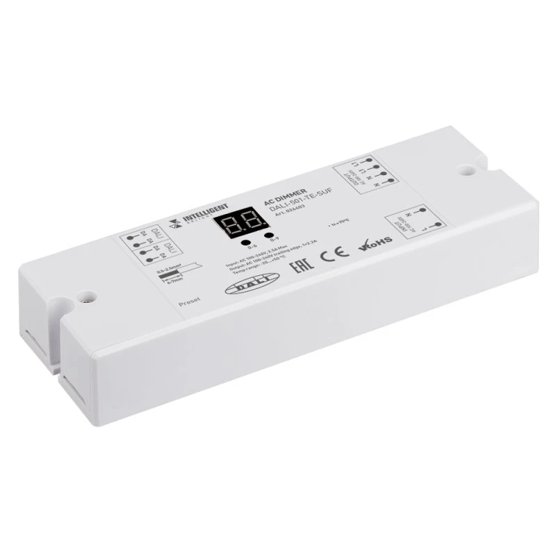 Диммер DALI-501-TE-SUF (230V, 2.2A) (IARL, -) Arlight 026403 Диммер DALI-501-TE-SUF (230V, 2.2A) (IARL, -) Arlight 026403