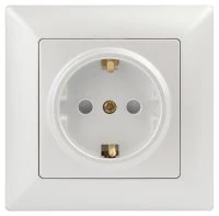 Розетка Intro Solo 4-206-06 с заземлением 2P+E Б0053686