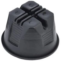 Держатель проводника круглого 8мм для кровли      основание клей пластик IEK ZDP85-60-6-08