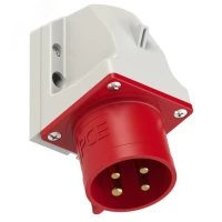 Вилка настенная 32А/400V/3P+E/IP44 PCE 524-6 00-00002253