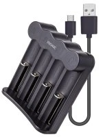 Зарядное устройство 1-4 16340,17335,18490,18650, 20700 питание от USB шнур. автомат., КОСМОС Космос KOC703USB