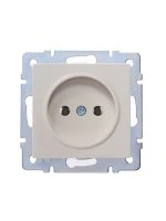 Vesna Розетка б/з цв. крем Lezard 742-0388-121B