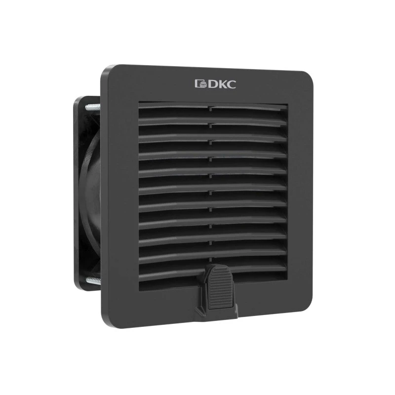 Вентилятор с фильтром RV 10/12 м3/ч, 115 В, 112x112 мм, IP54, RAL9005 DKC R5RV08115B Вентилятор с фильтром RV 10/12 м3/ч, 115 В, 112x112 мм, IP54, RAL9005 DKC R5RV08115B