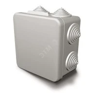 Коробка уравнивания потенциалов 80х80х55, IP54, открытой проводки, негорючая, ПВ-0, оранжевый GUSI ELECTRIC С3В87 КУП 