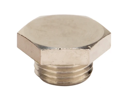 Заглушка M16x1.5 никелированная латунь DKC 6050-16A Заглушка M16x1.5 никелированная латунь DKC 6050-16A
